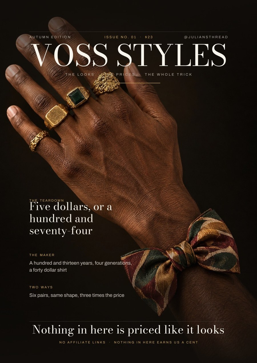 Cover of Voss Styles, Issue One, Autumn 2026
